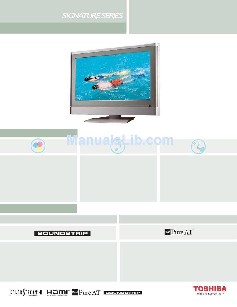Toshiba TheaterWide 27HL85 User manual