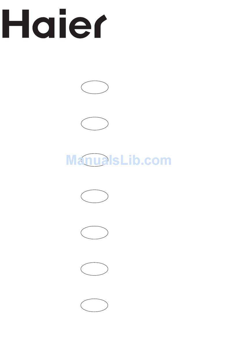 Haier F1506W User manual