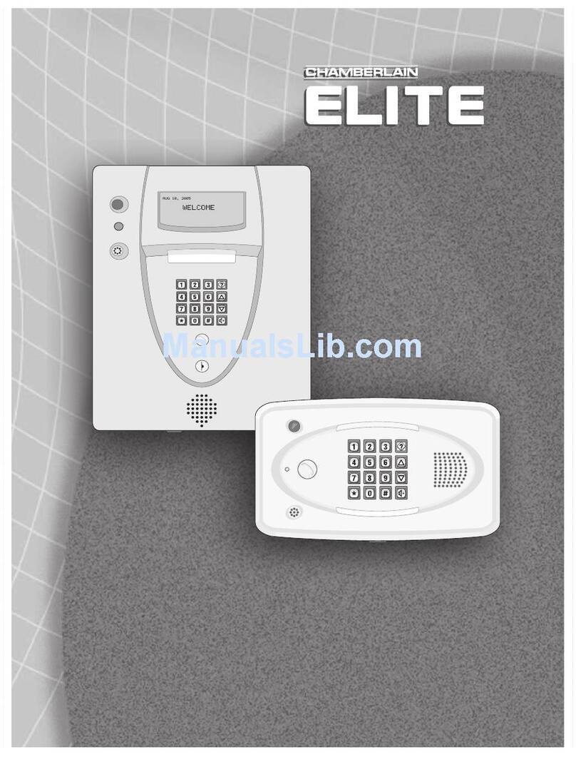 Chamberlain LiftMaster ELITE EL2000 installation manual