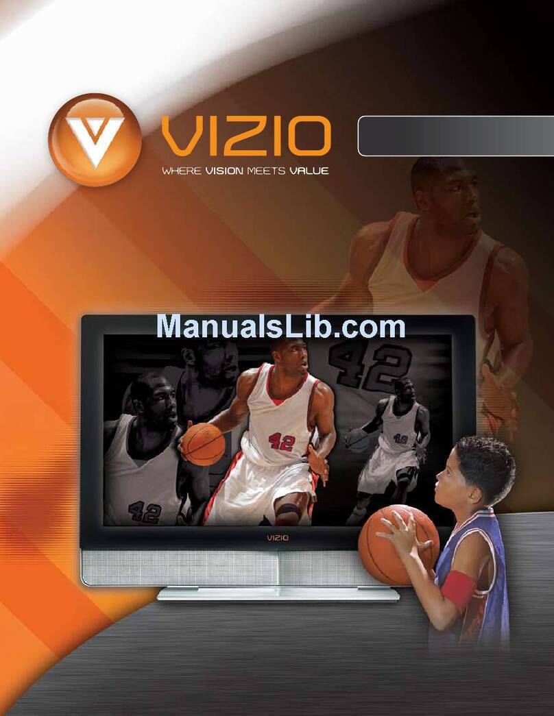 Vizio VX42LHDTV10A User manual Vizio VX42LHDTV10A User manual
