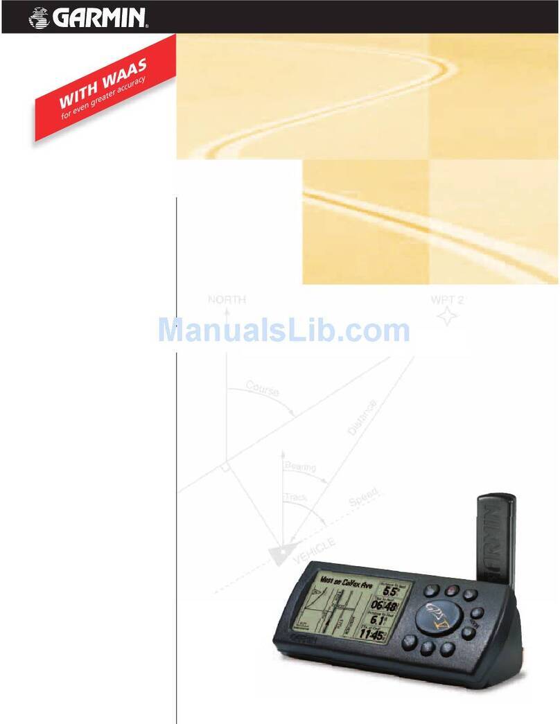 Garmin V Deluxe User manual Garmin V Deluxe User manual