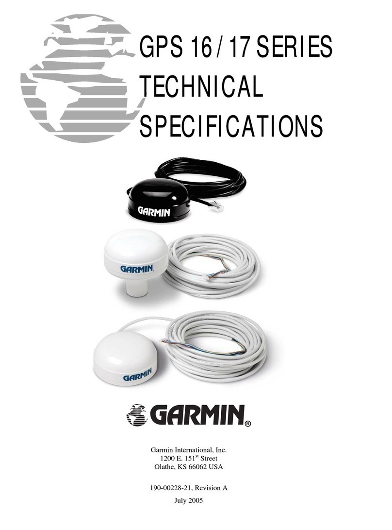 Garmin GPS 17HVS - Receiver Module Technical specifications