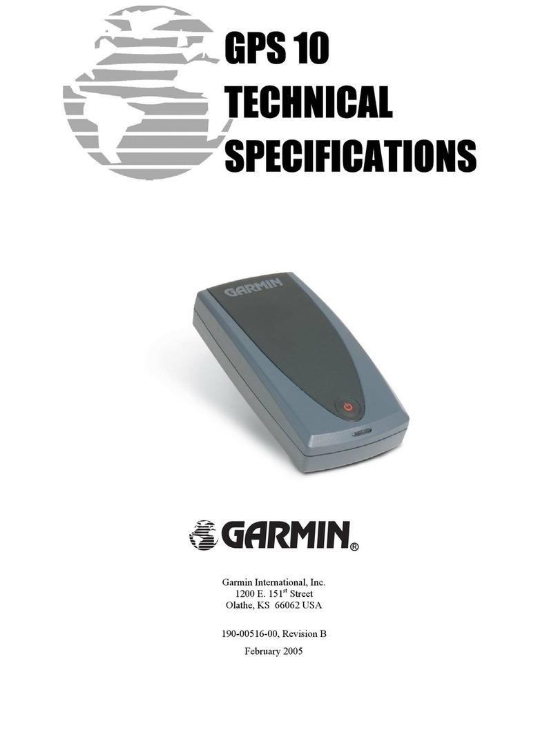 Garmin GPS 10 Deluxe Technical specifications
