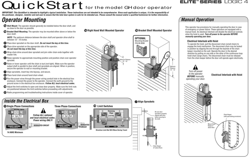 Chamberlain GH User manual