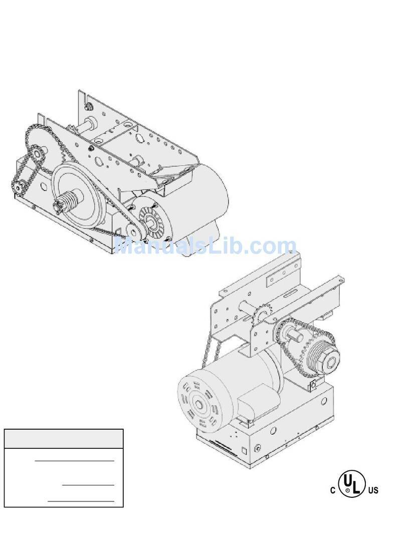 Chamberlain GSD Installation and operating instructions Chamberlain GSD Installation and operating instructions