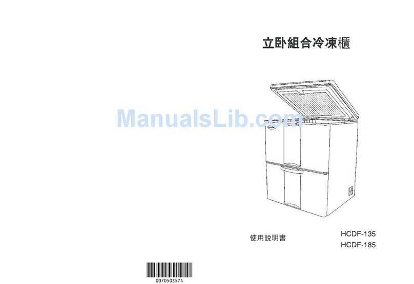 Haier HCDF-135 User manual Haier HCDF-135 User manual