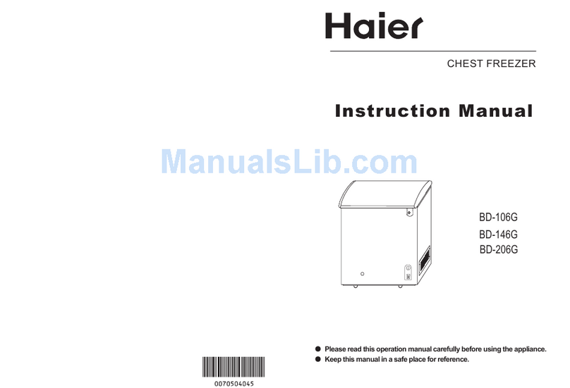 Haier BD-106G User manual