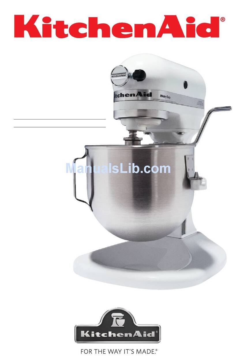 KitchenAid KSM455PSSM instructions