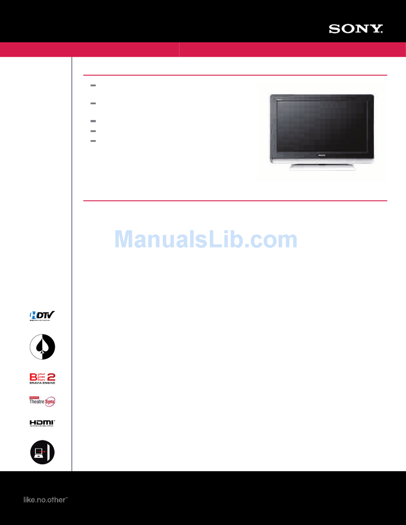 Sony KDL-26M4000/W - Bravia M Series Lcd... Specifications