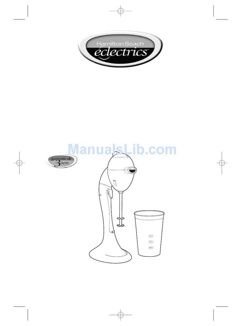 Hamilton Beach Eclectrics 65113 Quick start guide