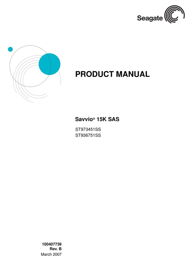 Seagate Savvio 15K User manual