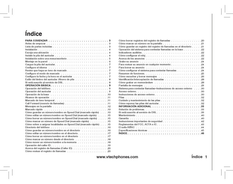 V-tech t2350 User guide
