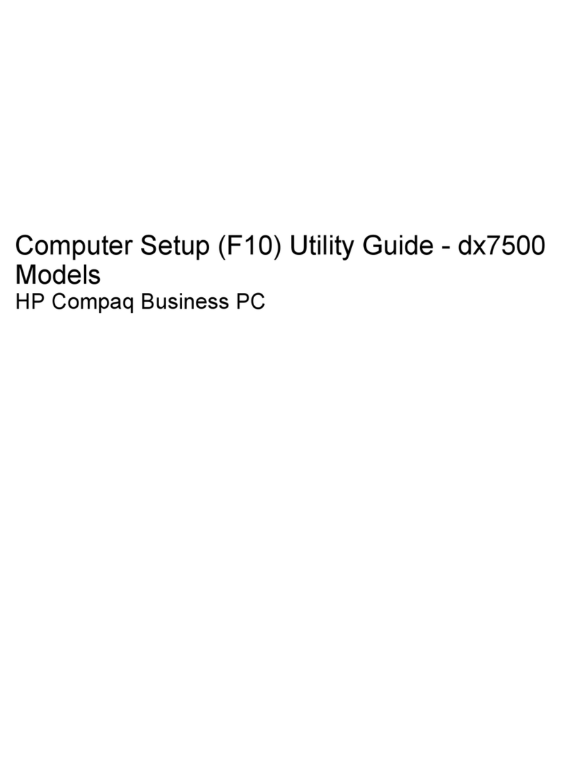 HP dx7500 - Microtower PC User manual