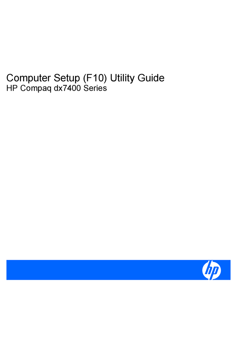 HP dx7400 - Microtower PC Utility guide