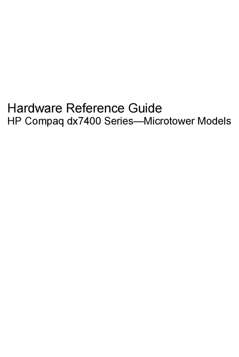 HP dx7400 - Microtower PC Operating and maintenance manual