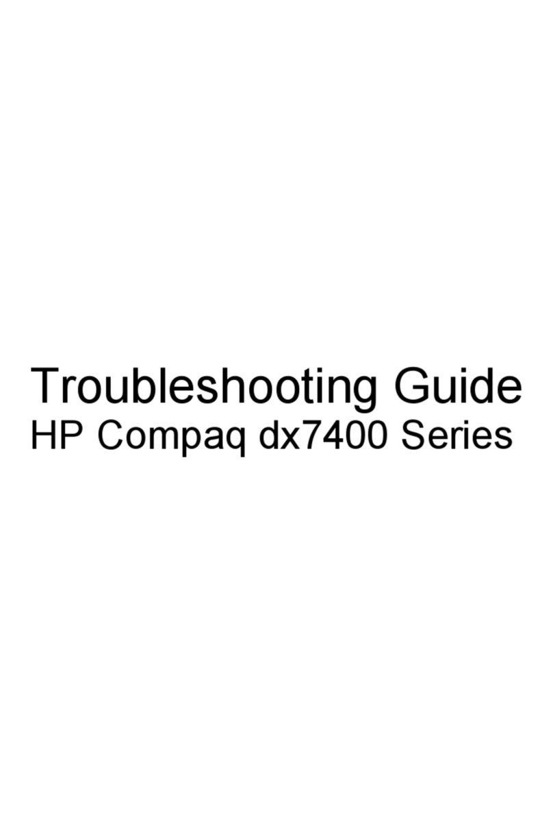 HP dx7400 - Microtower PC User manual
