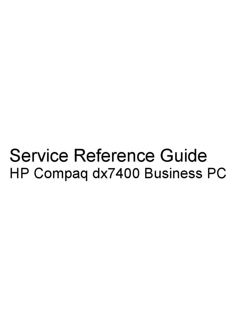 HP dx7400 - Microtower PC User manual