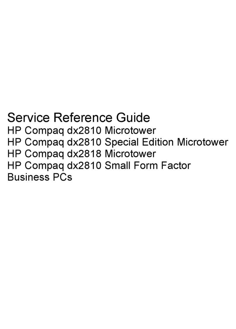 HP Compaq dx2810 Microtower User manual