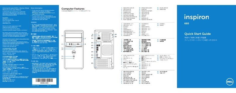 Dell Inspiron 660 User manual