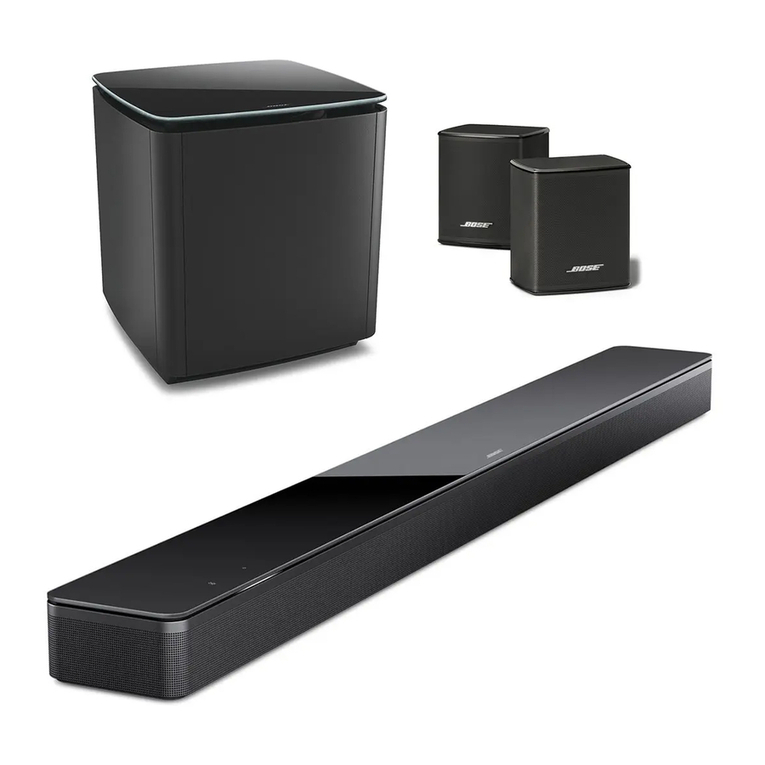 Bose Acoustimass 700 User manual