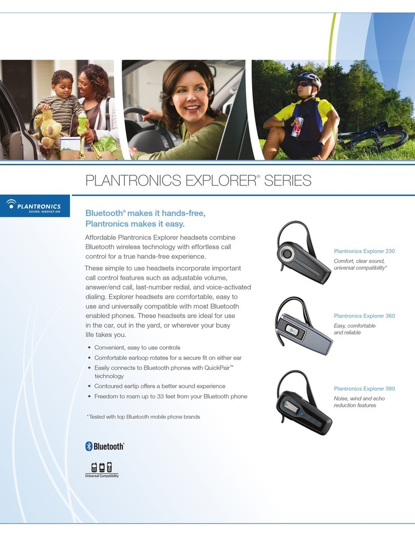 Plantronics Plantronics Explorer 360 User manual