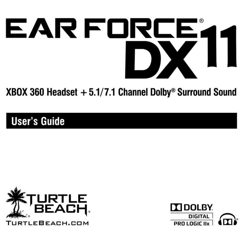 Turtle Beach Ear Force DX11 User manual Turtle Beach Ear Force DX11 User manual
