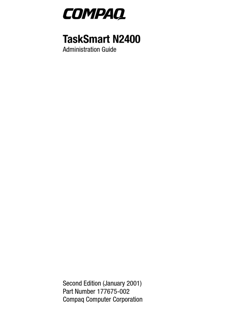 Compaq N2400 - TaskSmart - 1 GB RAM Instruction Manual