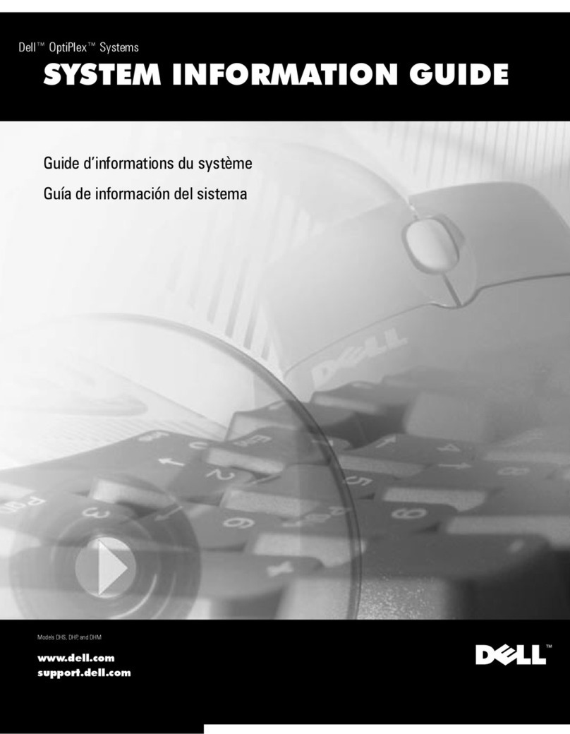 Dell OptiPlex GX150 Information guide