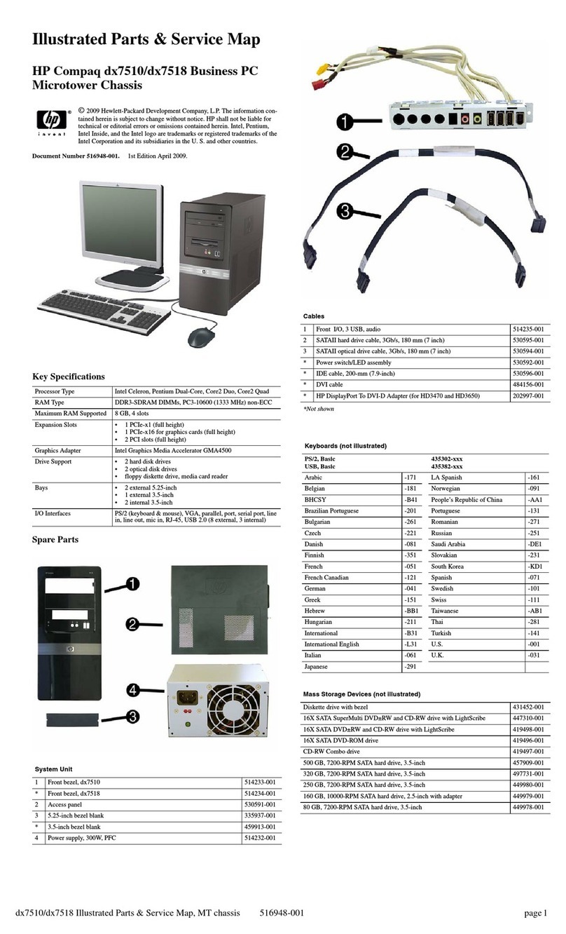HP dx7510 - Microtower PC Setup guide