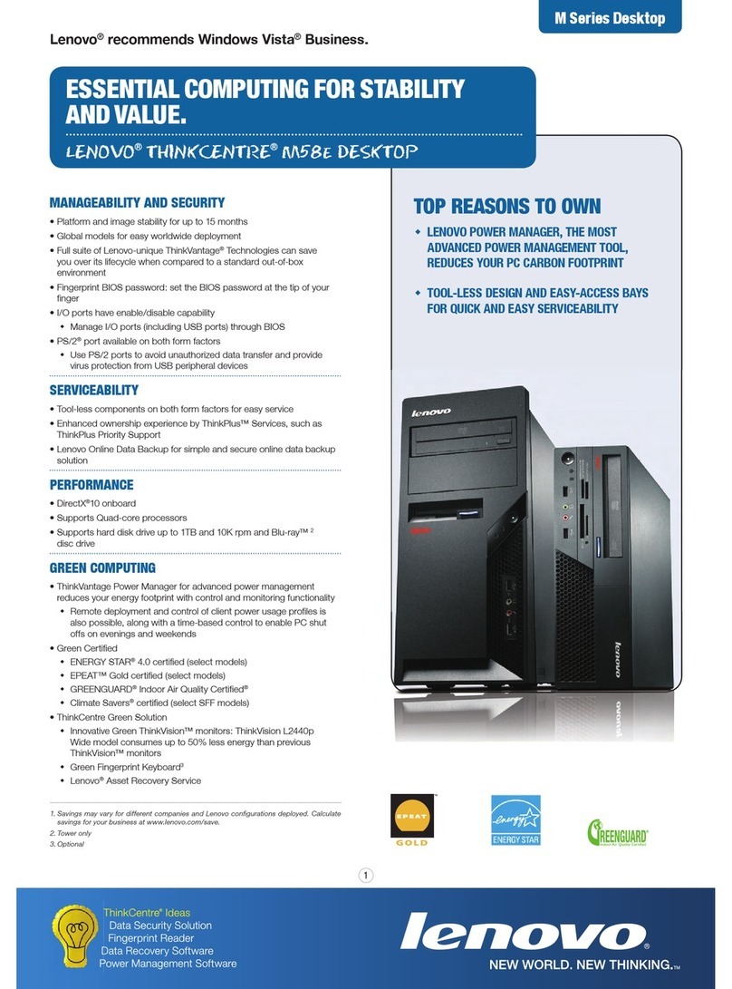 Lenovo 7258B1U User manual