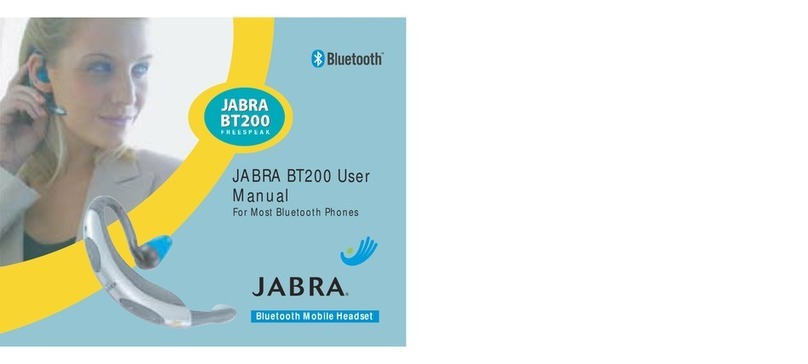 Jabra BT200 - Headset - Over-the-ear User manual