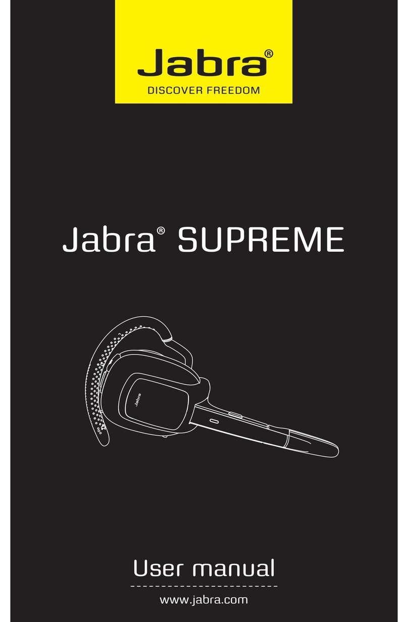 Jabra SUPREME user manual