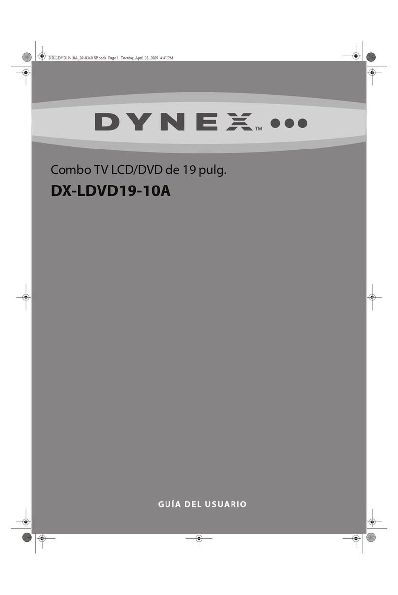 Dynex DX-LDVD19-10A - 19" LCD TV Guía del usuario