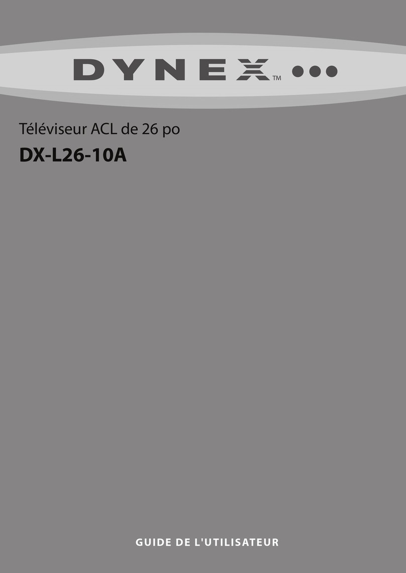 Dynex DX-L26-10A - 26" LCD TV Quick start guide