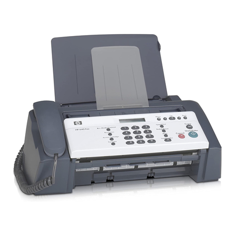 HP 640 Fax series User manual