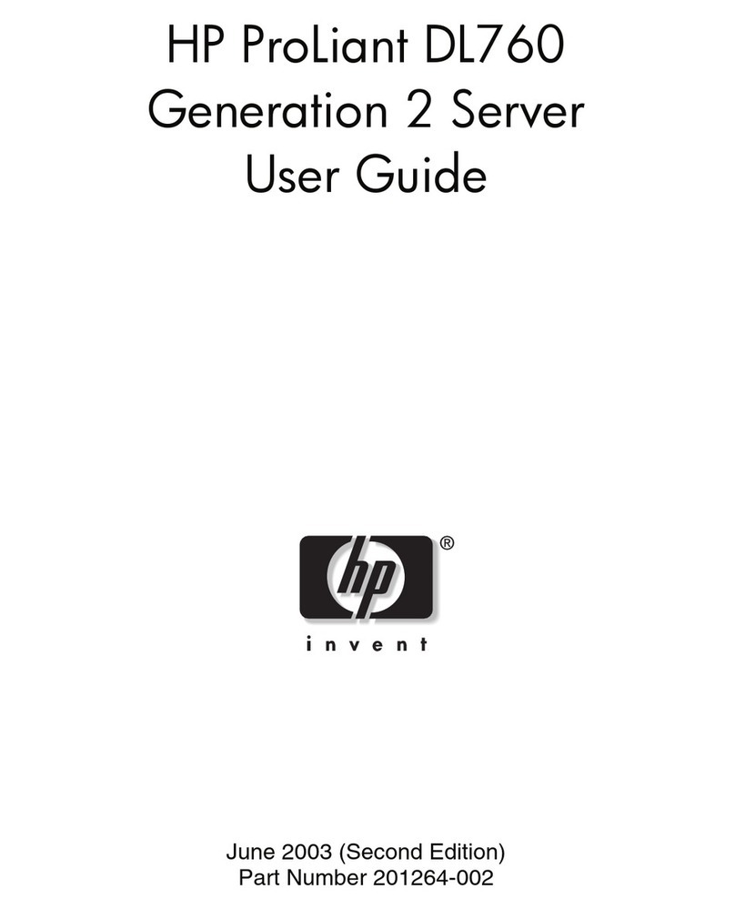 HP DL760 - ProLiant - 1 GB RAM User manual