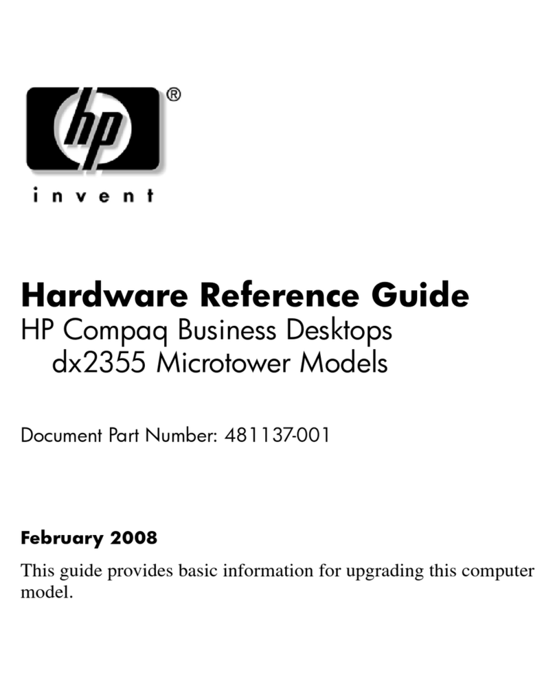 HP dx2355 - Microtower PC Hardware reference guide