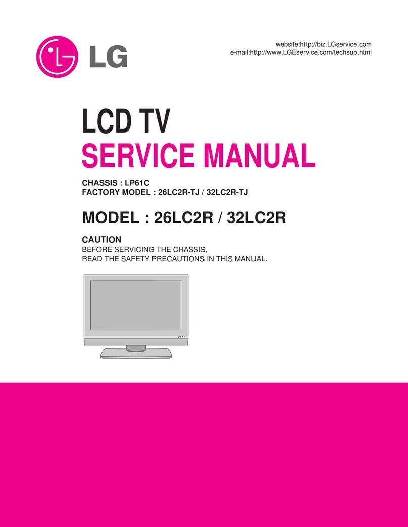 LG 26LC2R Series Service manual