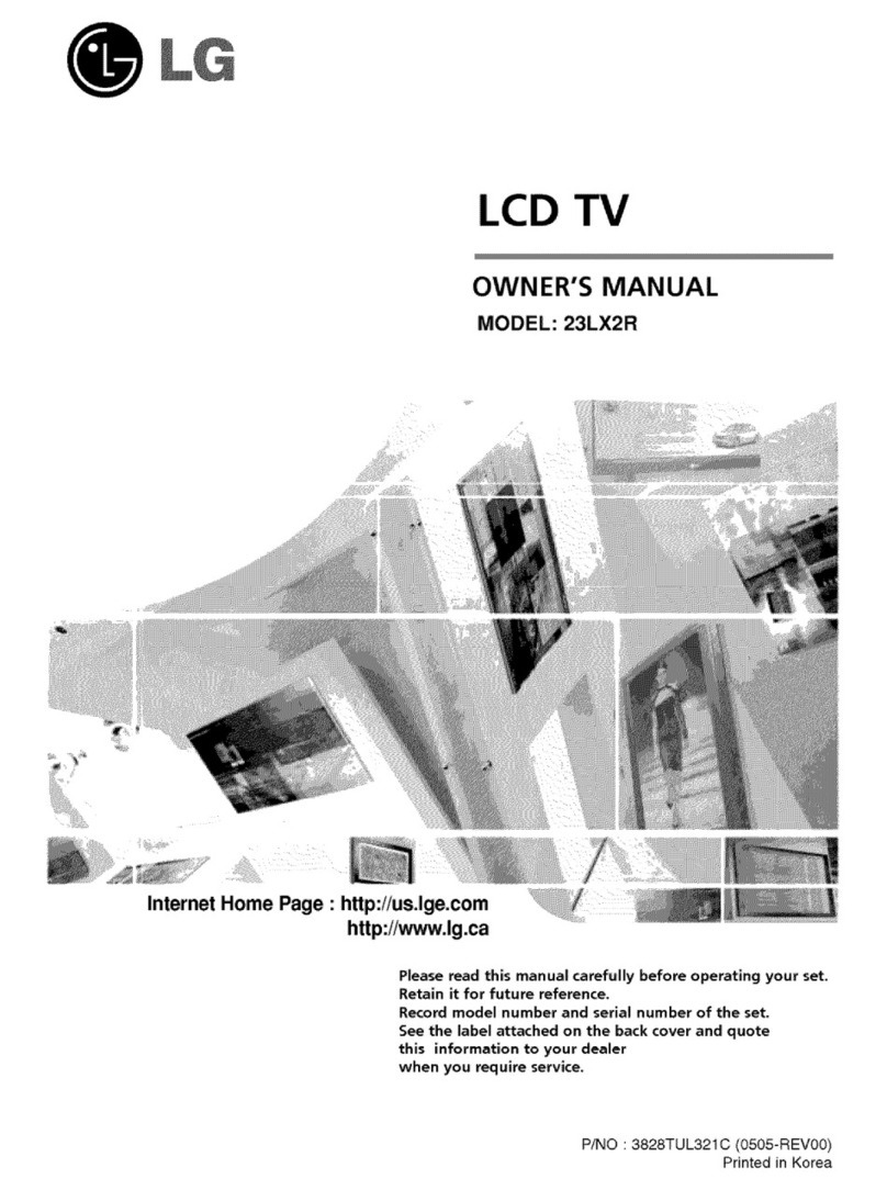 LG 23LX2R User manual