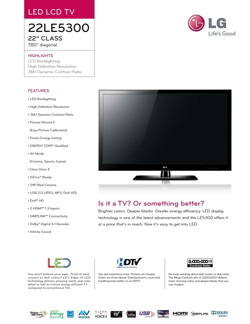 LG 22LE5300 User manual