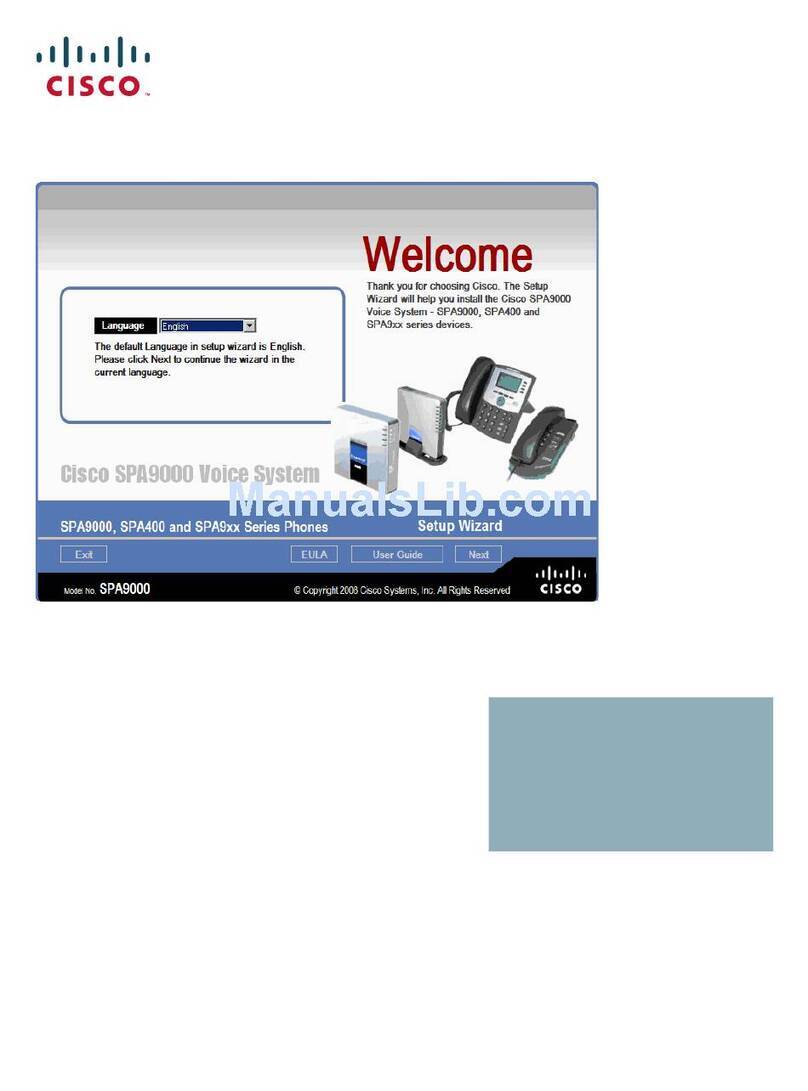 Linksys SPA921 - Cisco - IP Phone Installation and configuration guide