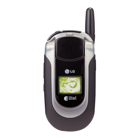 LG AX390 -  Cell Phone User manual