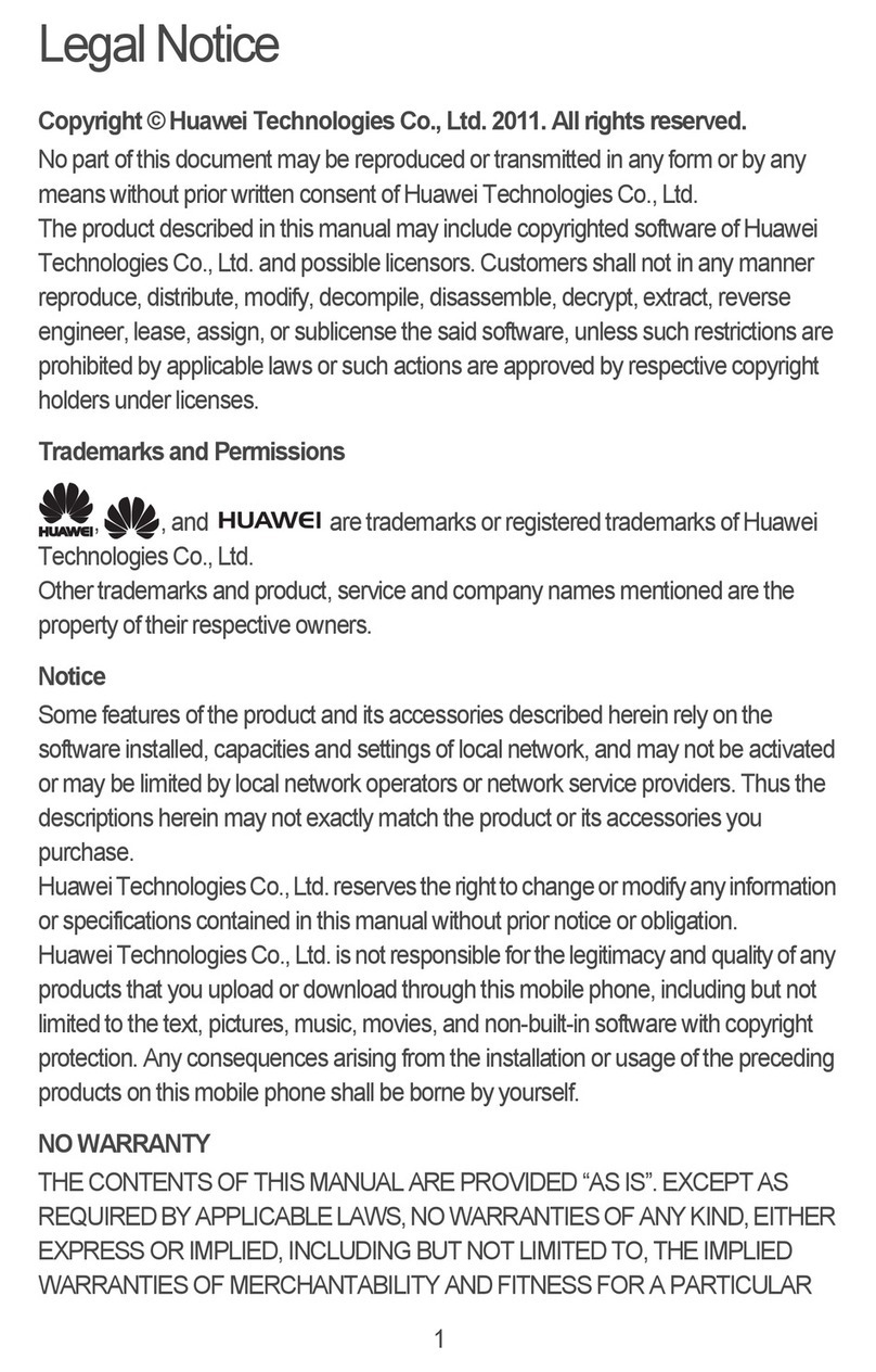 Huawei ASCEND M860 User manual