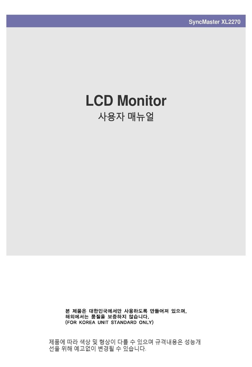 Samsung SyncMaster XL2270 User manual