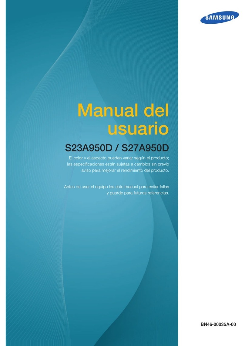 Samsung SyncMaster S23A950D User guide