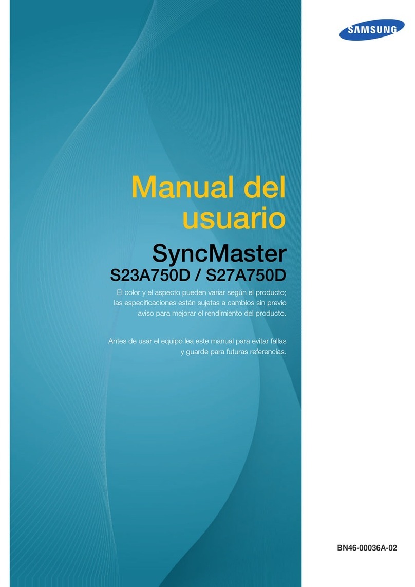 Samsung SyncMaster S23A750D User guide