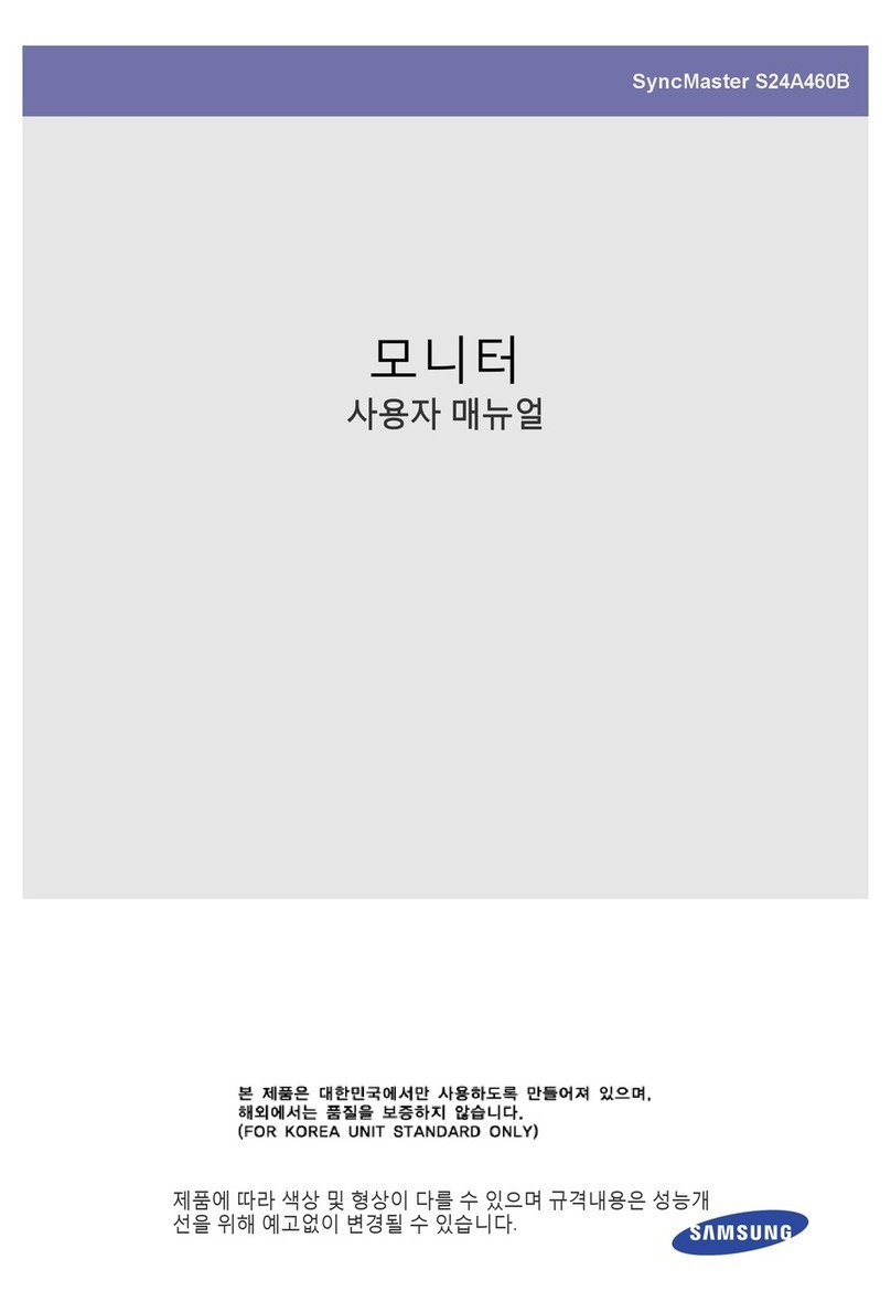 Samsung SyncMaster S24A460B User manual Samsung SyncMaster S24A460B User manual
