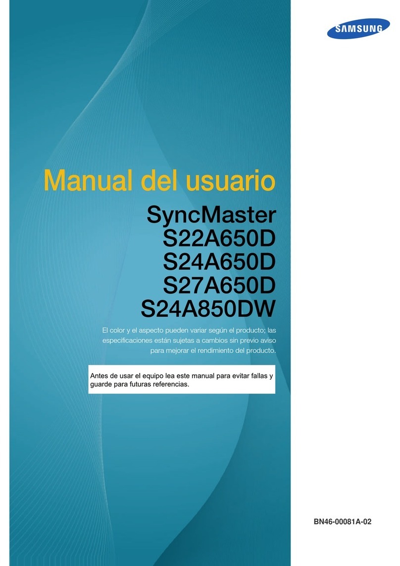 Samsung SyncMaster S22A650D User guide
