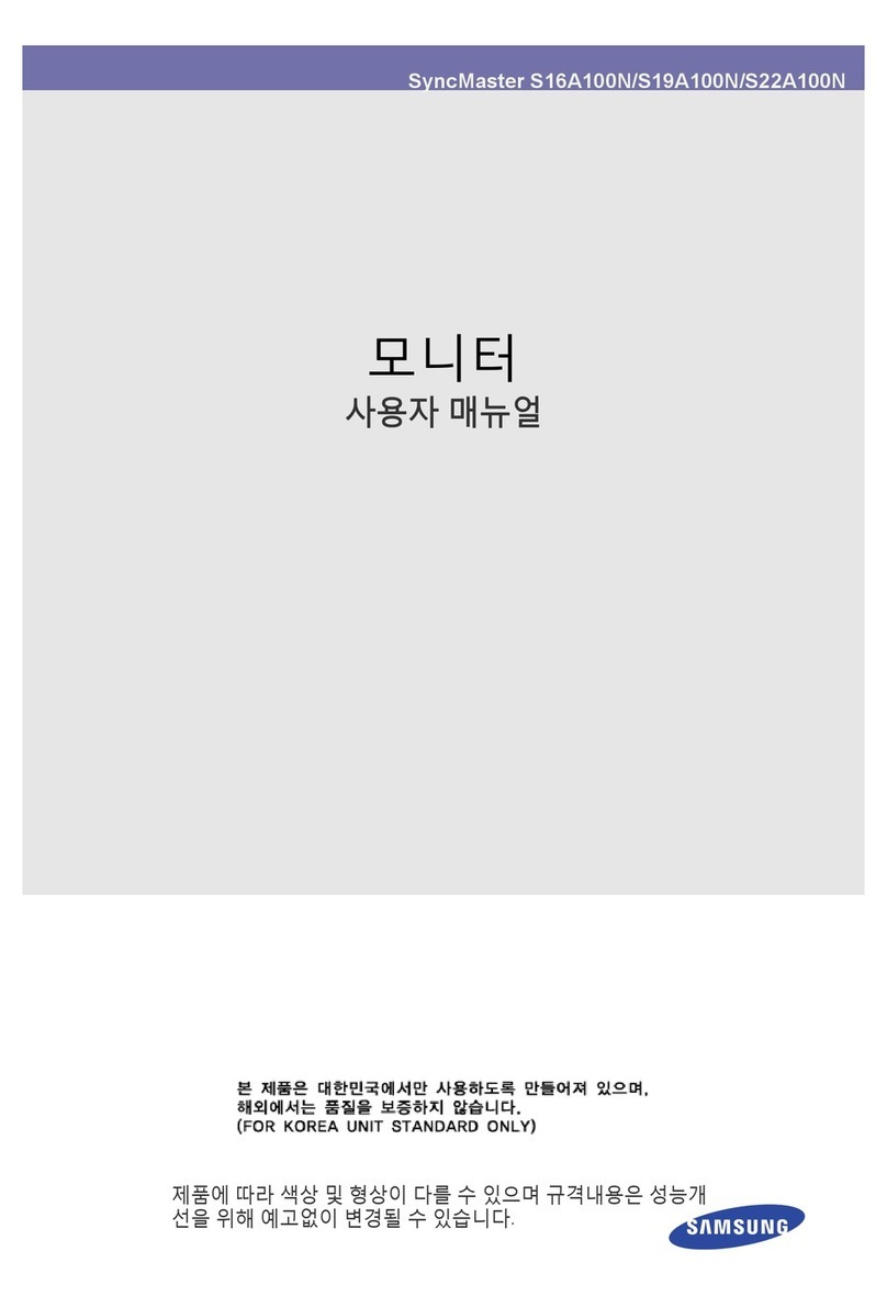 Samsung SyncMaster S19A10N User manual Samsung SyncMaster S19A10N User manual