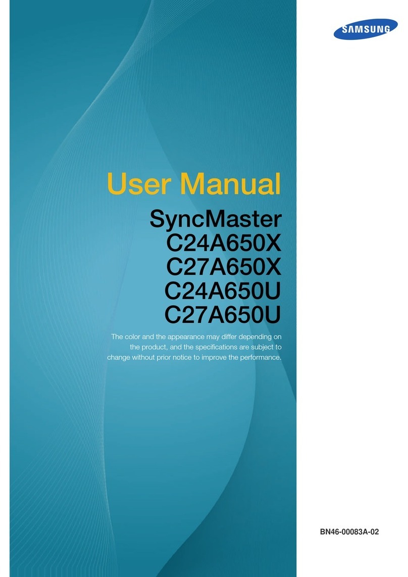 Samsung SyncMaster C27A650X User manual